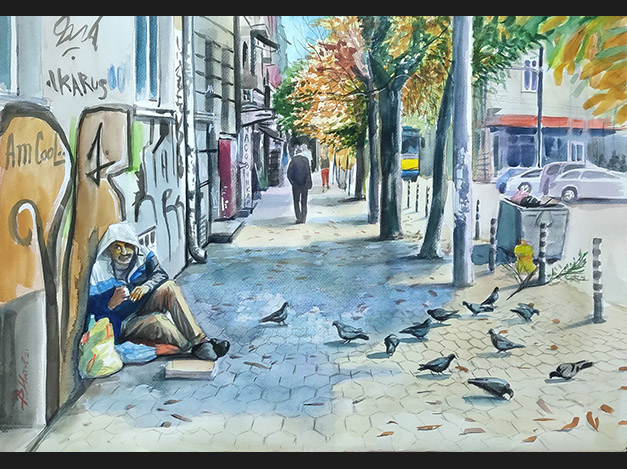 On Sofia Boulevard Patriarch Evtimiy